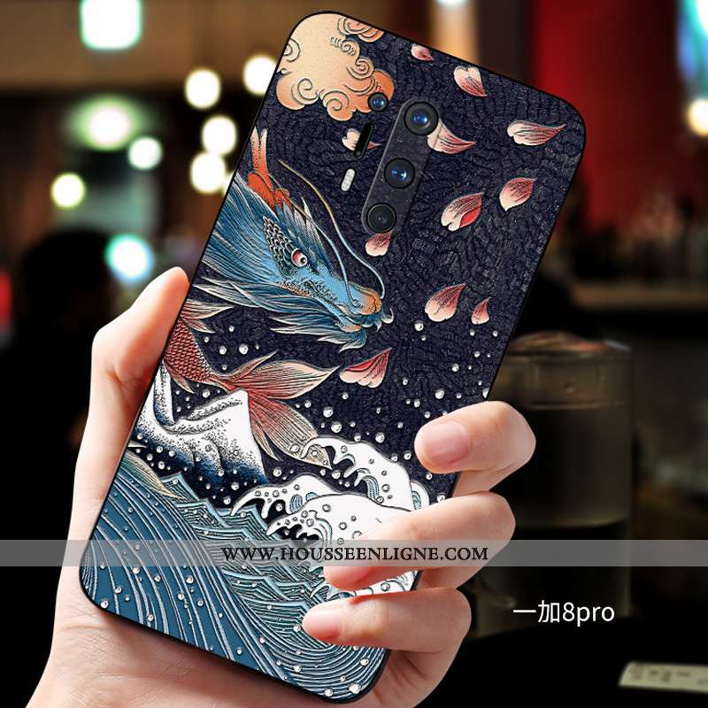 Coque Oneplus 8 Pro Ultra Tendance Incassable Protection Fluide Doux Personnalisé Verte