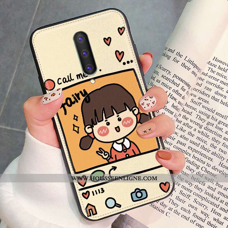 Coque Oneplus 8 Silicone Protection Modèle Fleurie Dessin Animé Charmant Art Incassable Bleu