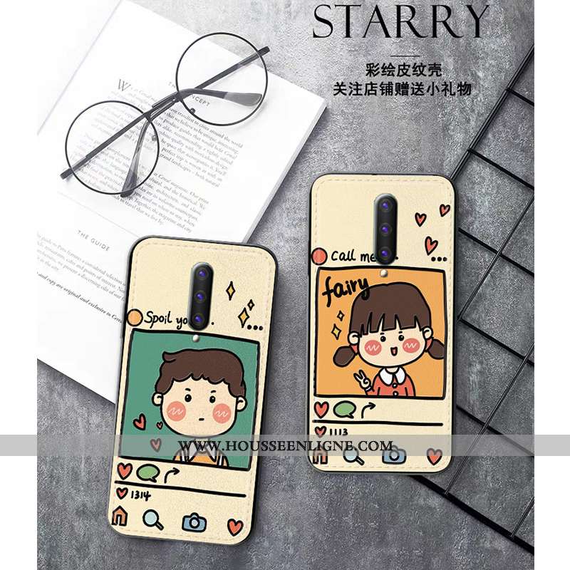 Coque Oneplus 8 Silicone Protection Modèle Fleurie Dessin Animé Charmant Art Incassable Bleu