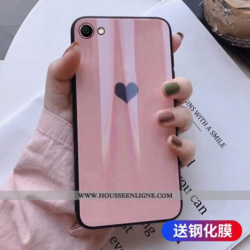 Coque Oppo A3 Fluide Doux Verre Légère Personnalité Ultra Téléphone Portable Couleur Unie Verte