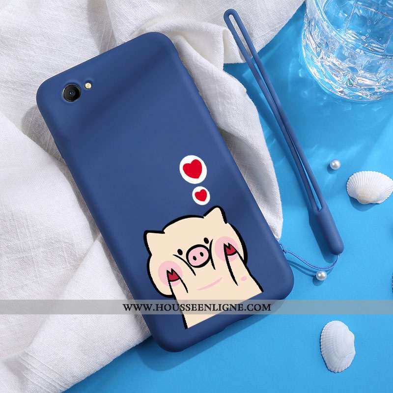 Coque Oppo A3 Mode Protection Net Rouge Incassable Personnalité Bleu