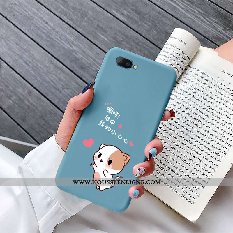 Coque Oppo A3 Personnalité Charmant Chat Téléphone Portable Rose Net Rouge Tout Compris
