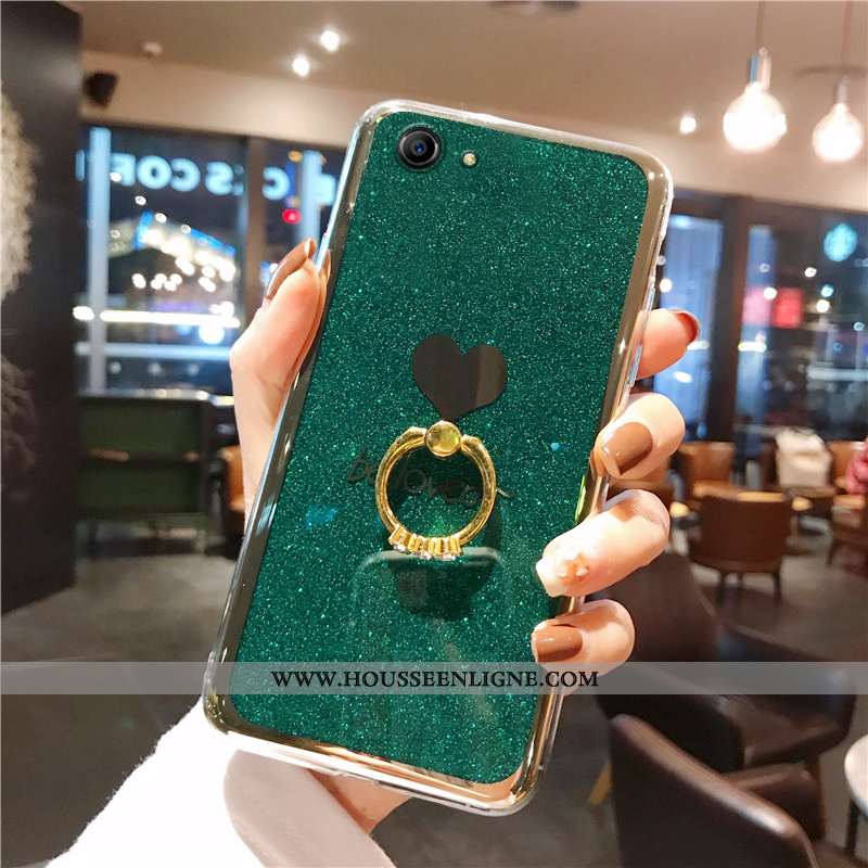 Coque Oppo A3 Personnalité Créatif Bleu Rose Légère Silicone Simple