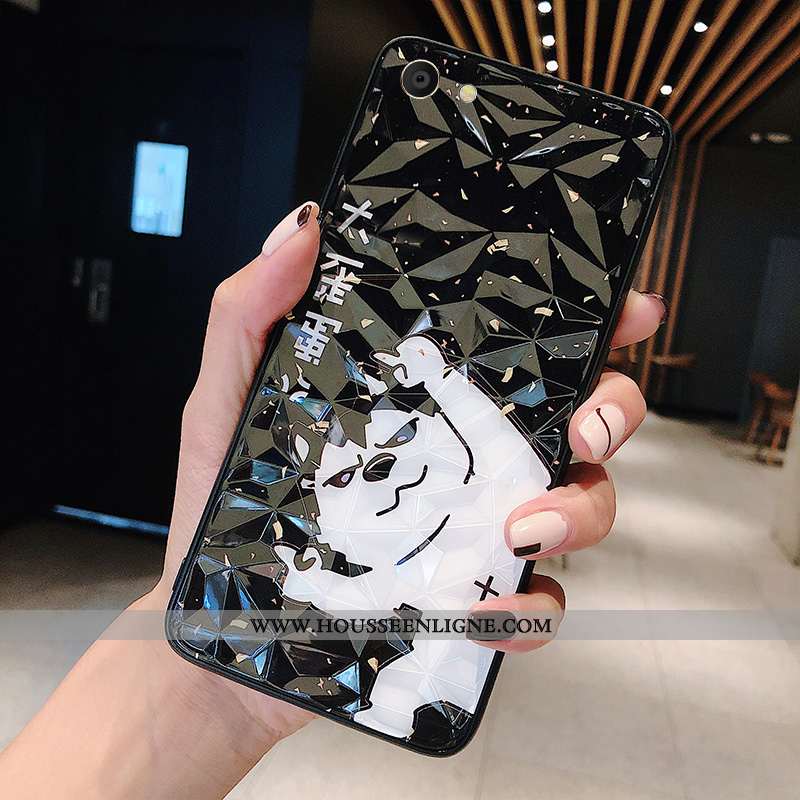 Coque Oppo A3 Protection Personnalité Étui Téléphone Portable Net Rouge Fluide Doux Tendance Noir