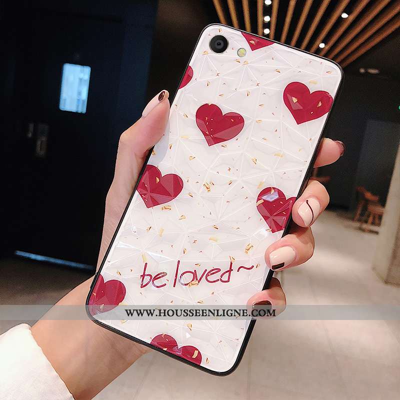 Coque Oppo A3 Protection Personnalité Étui Téléphone Portable Net Rouge Fluide Doux Tendance Noir