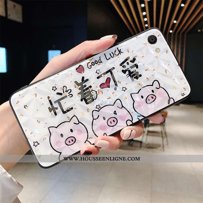Coque Oppo A3 Protection Personnalité Étui Téléphone Portable Net Rouge Fluide Doux Tendance Noir