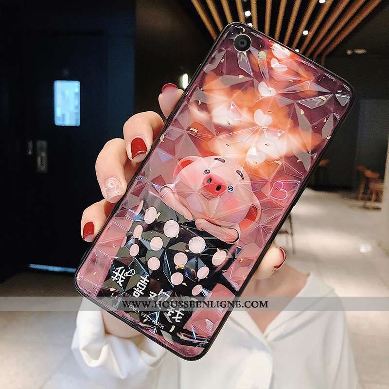 Coque Oppo A3 Protection Personnalité Étui Téléphone Portable Net Rouge Fluide Doux Tendance Noir