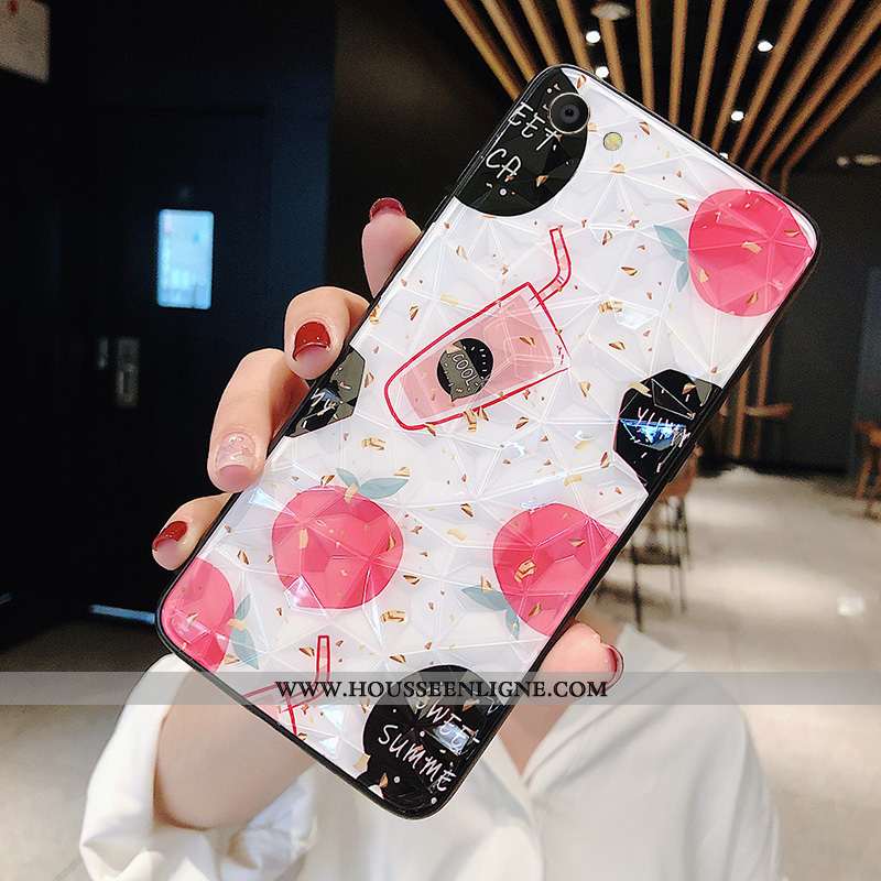 Coque Oppo A3 Protection Personnalité Étui Téléphone Portable Net Rouge Fluide Doux Tendance Noir