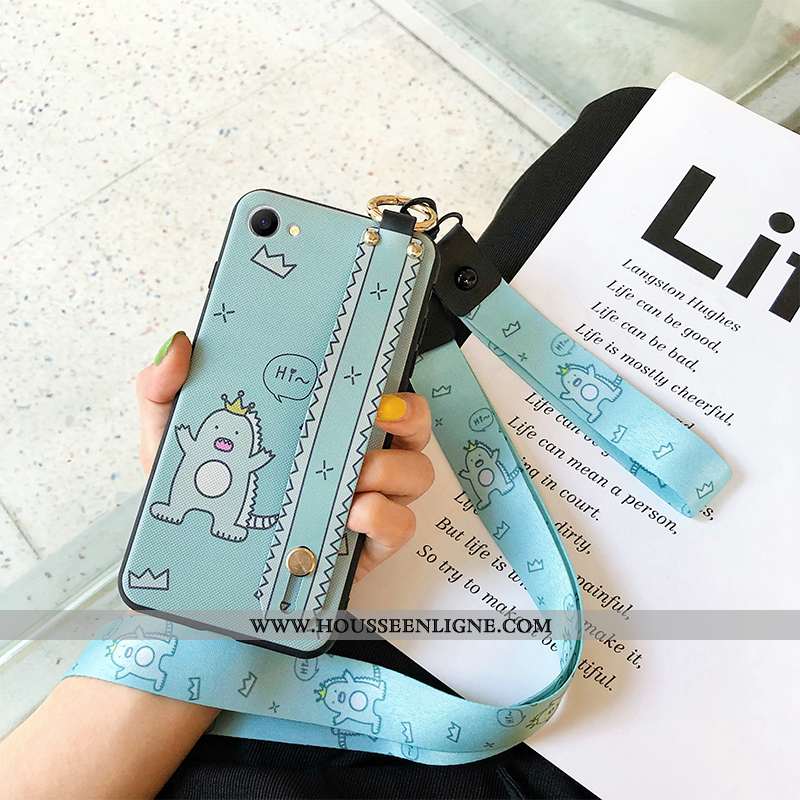 Coque Oppo A3 Silicone Mode Courte Fluide Doux Étui Délavé En Daim Incassable Bleu