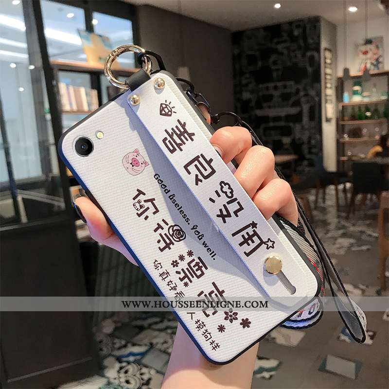 Coque Oppo A3 Silicone Mode Courte Fluide Doux Étui Délavé En Daim Incassable Bleu