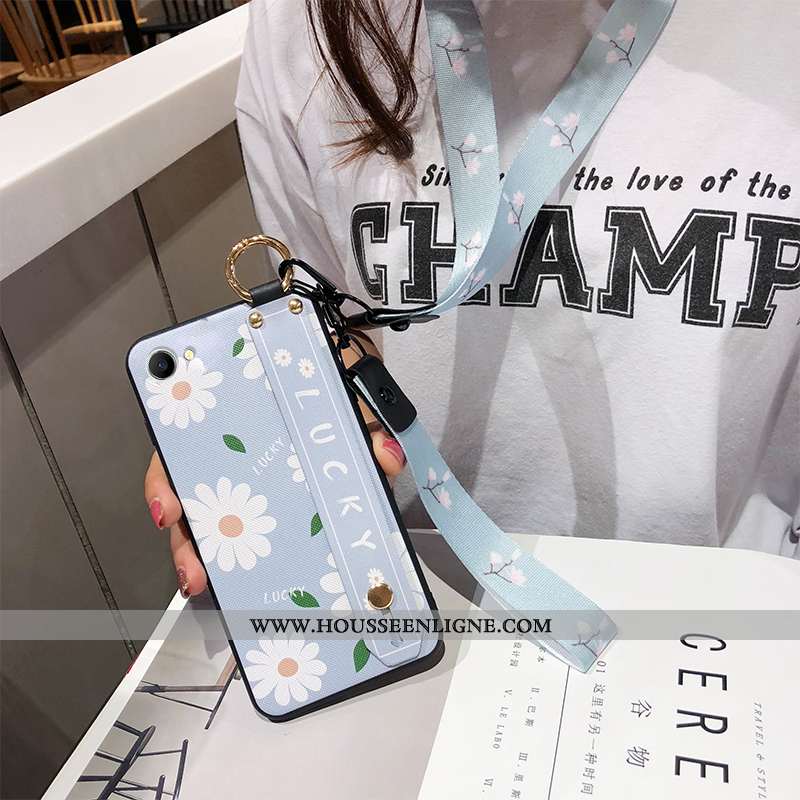 Coque Oppo A3 Silicone Mode Courte Fluide Doux Étui Délavé En Daim Incassable Bleu