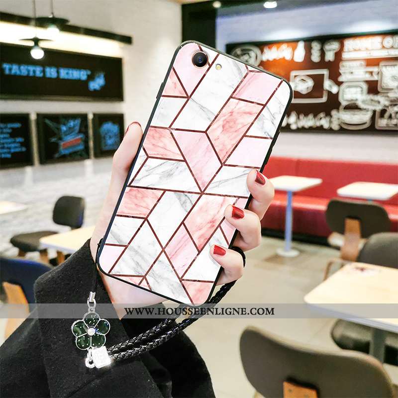 Coque Oppo A3 Tendance Fluide Doux Net Rouge Frais Noir Protection Tout Compris
