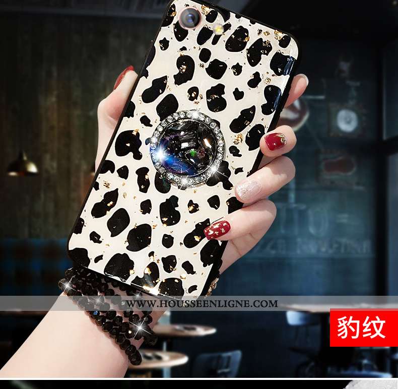 Coque Oppo A3 Tendance Protection Net Rouge Étui Noir Téléphone Portable Ornements Suspendus