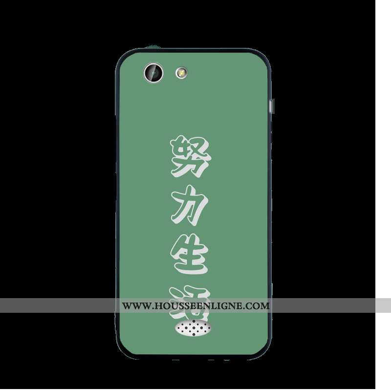 Coque Oppo A31 Dessin Animé Charmant Silicone Tout Compris Vert Incassable Verte