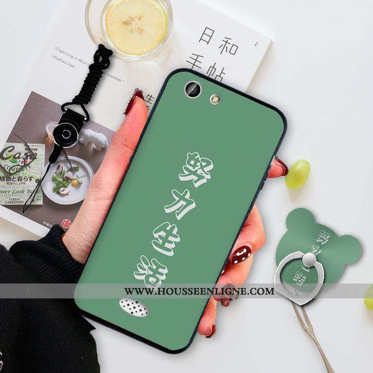 Coque Oppo A31 Dessin Animé Charmant Silicone Tout Compris Vert Incassable Verte