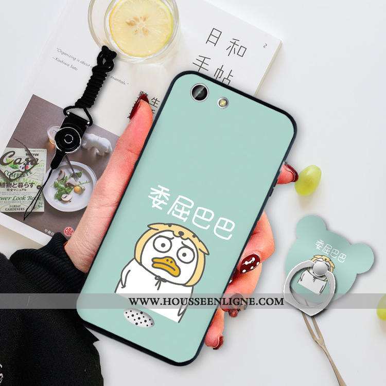Coque Oppo A31 Dessin Animé Charmant Silicone Tout Compris Vert Incassable Verte