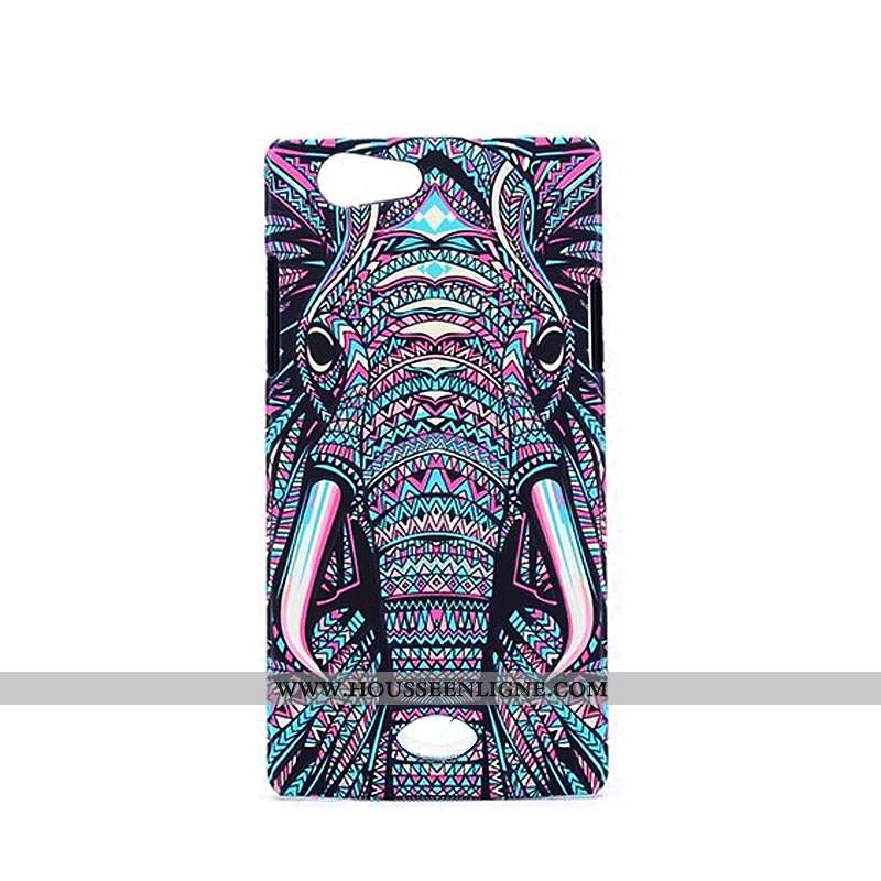 Coque Oppo A31 Délavé En Daim Gaufrage Téléphone Portable Lumineuses Violet Étui