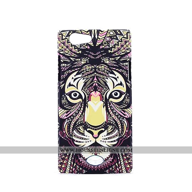 Coque Oppo A31 Délavé En Daim Gaufrage Téléphone Portable Lumineuses Violet Étui