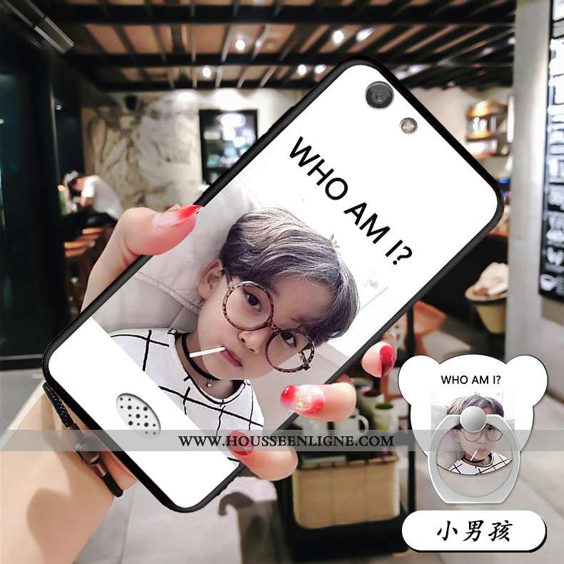 Coque Oppo A31 Silicone Personnalité Noir Tout Compris Support Nouveau Téléphone Portable