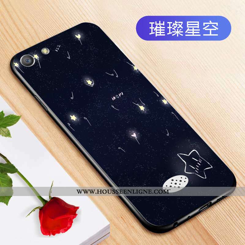 Coque Oppo A31 Silicone Protection Téléphone Portable Personnalité Étui Fluide Doux Créatif Noir