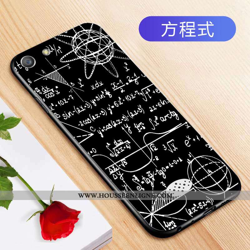 Coque Oppo A31 Silicone Protection Téléphone Portable Personnalité Étui Fluide Doux Créatif Noir