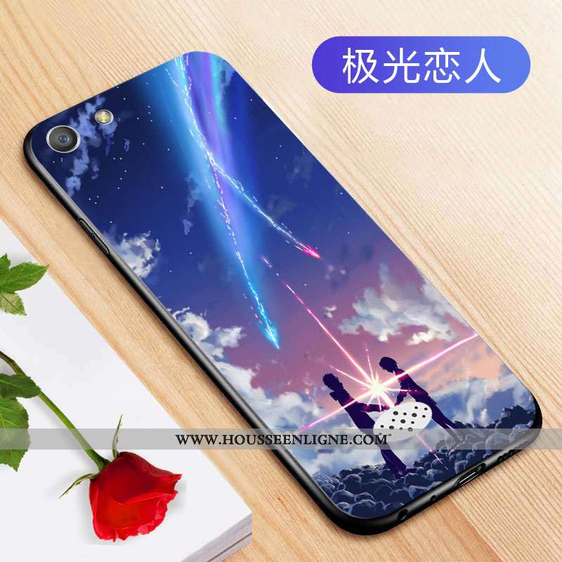 Coque Oppo A31 Silicone Protection Téléphone Portable Personnalité Étui Fluide Doux Créatif Noir
