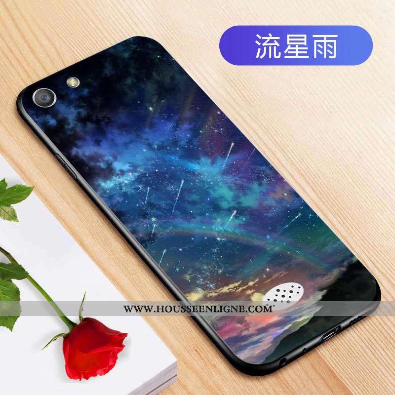 Coque Oppo A31 Silicone Protection Téléphone Portable Personnalité Étui Fluide Doux Créatif Noir