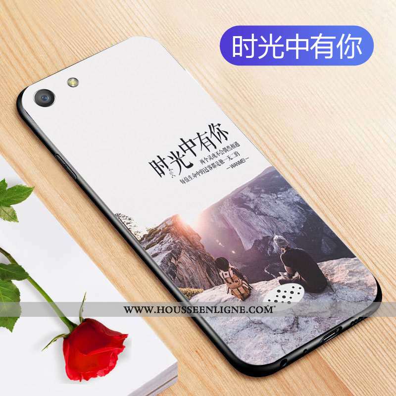 Coque Oppo A31 Silicone Protection Téléphone Portable Personnalité Étui Fluide Doux Créatif Noir