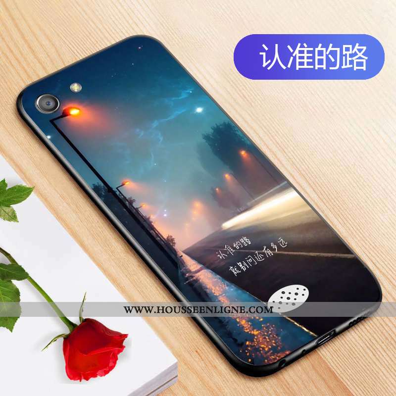 Coque Oppo A31 Silicone Protection Téléphone Portable Personnalité Étui Fluide Doux Créatif Noir