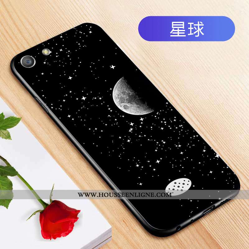 Coque Oppo A31 Silicone Protection Téléphone Portable Personnalité Étui Fluide Doux Créatif Noir