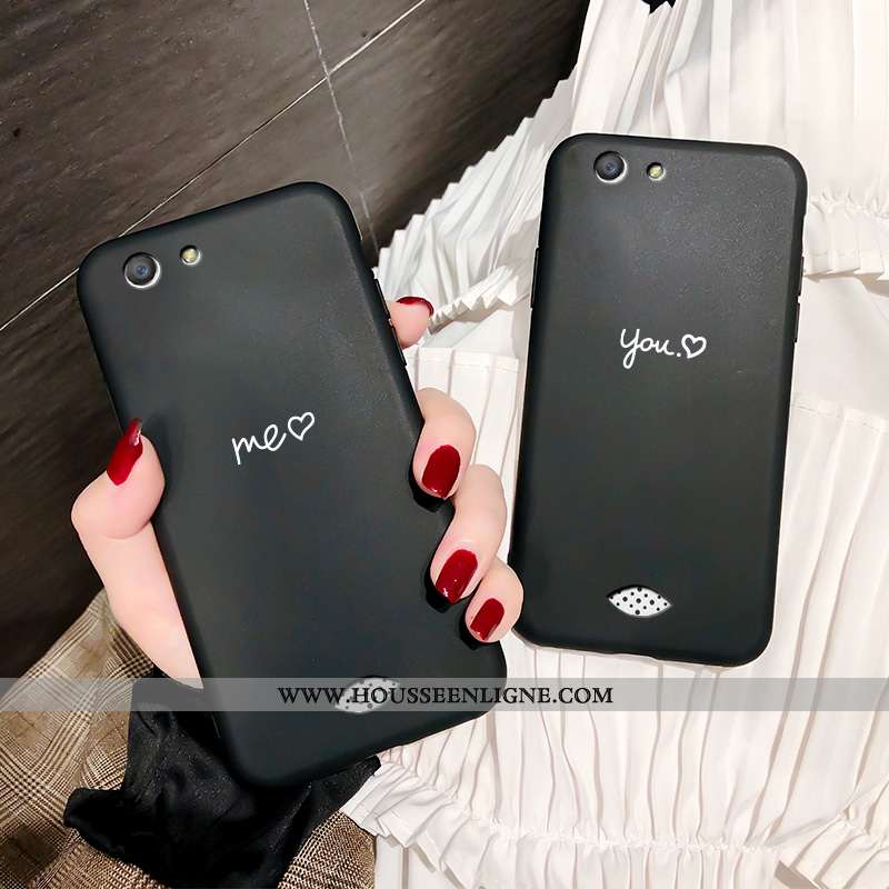 Coque Oppo A31 Tendance Légère Simple Tout Compris Téléphone Portable Étui Fluide Doux Noir