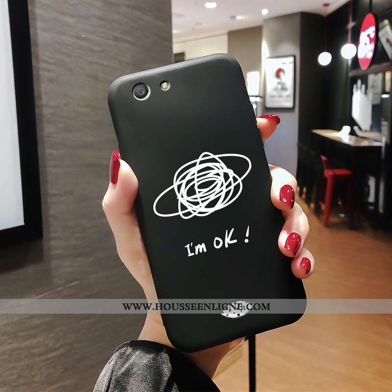 Coque Oppo A31 Tendance Légère Simple Tout Compris Téléphone Portable Étui Fluide Doux Noir