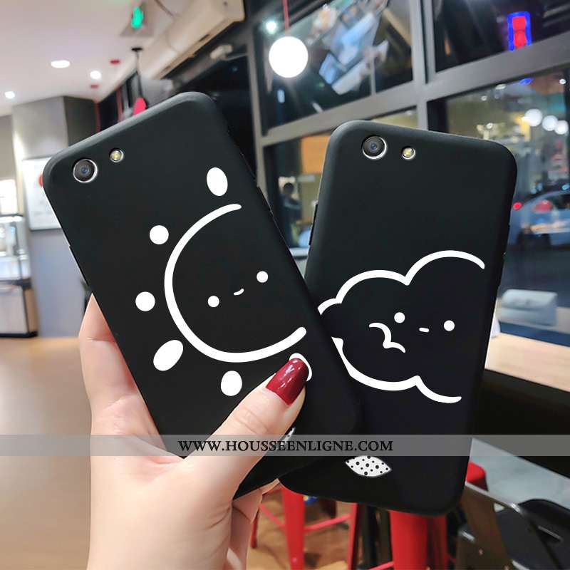 Coque Oppo A31 Tendance Légère Simple Tout Compris Téléphone Portable Étui Fluide Doux Noir