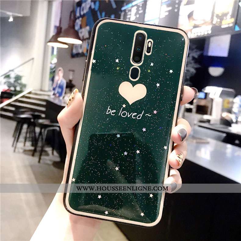 Coque Oppo A5 2020 Créatif Tout Compris Incassable Étui Gris Amour