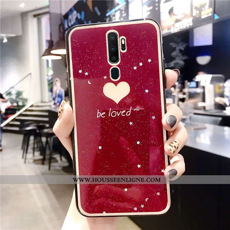 Coque Oppo A5 2020 Créatif Tout Compris Incassable Étui Gris Amour