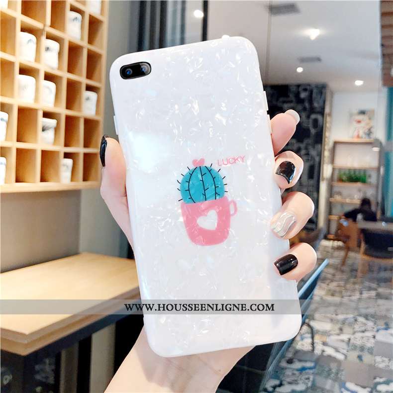 Coque Oppo A5 Charmant Modèle Fleurie Blanc Incassable Silicone Nouveau Fluide Doux Blanche