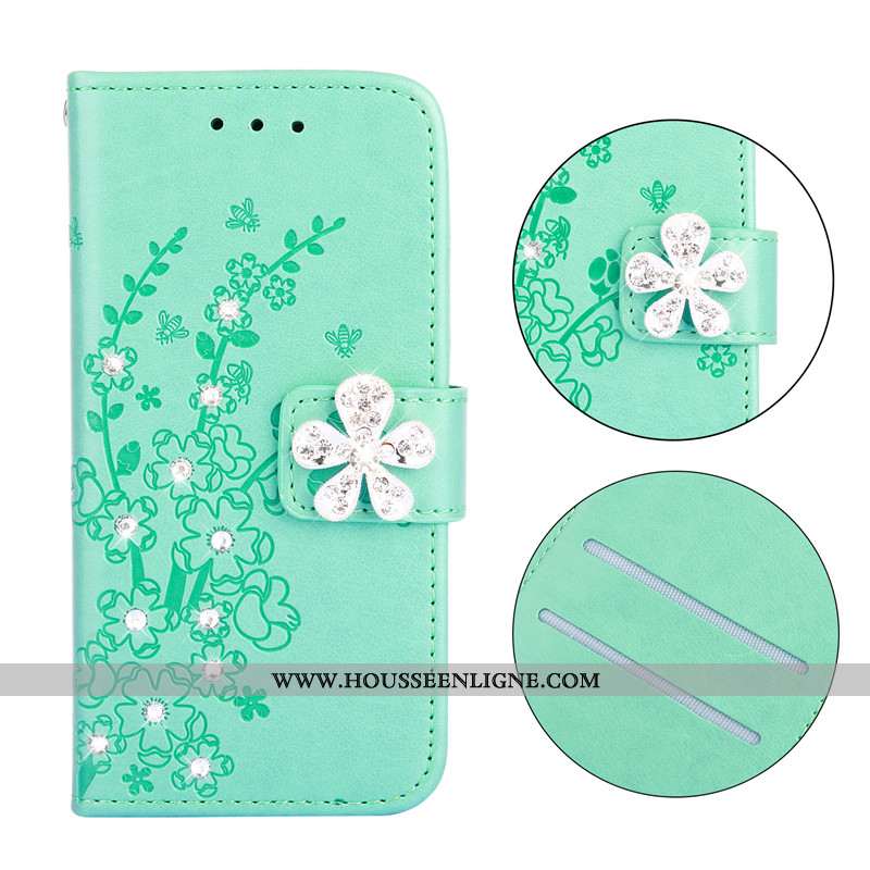 Coque Oppo A5 Cuir Protection Étui Tout Compris Incassable Rose
