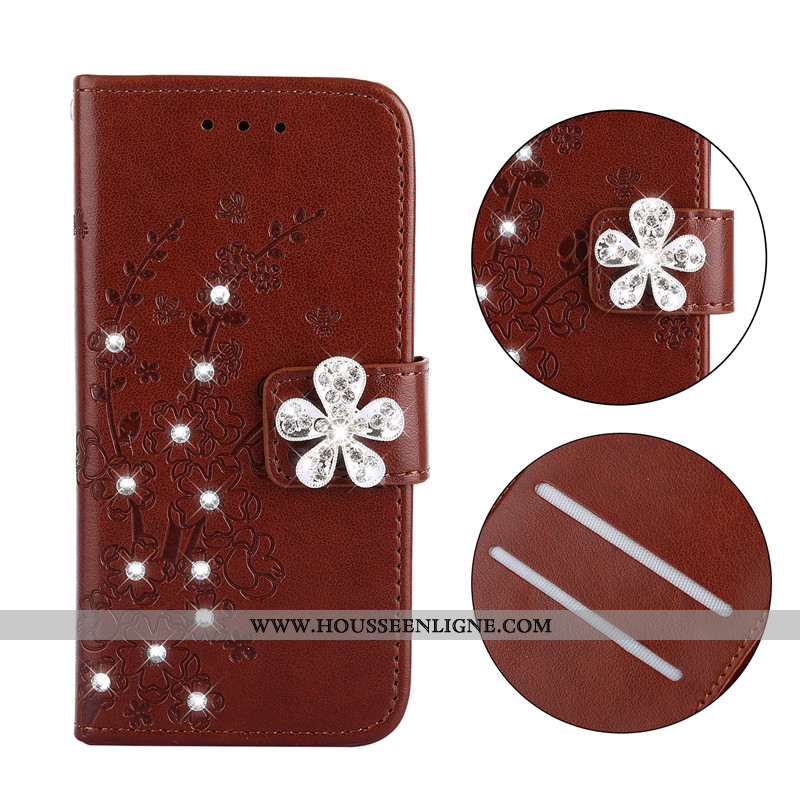 Coque Oppo A5 Cuir Protection Étui Tout Compris Incassable Rose