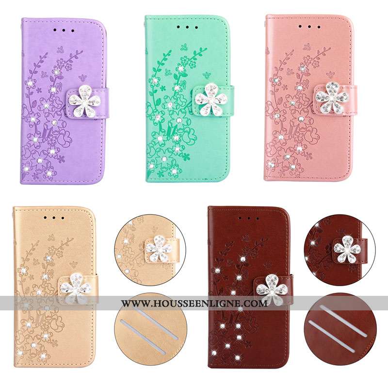 Coque Oppo A5 Cuir Protection Étui Tout Compris Incassable Rose