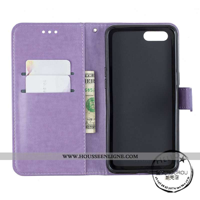 Coque Oppo A5 Cuir Protection Étui Tout Compris Incassable Rose