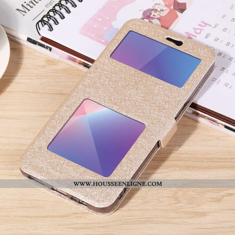Coque Oppo A5 Cuir Silicone Téléphone Portable Or Tout Compris Housse Doré