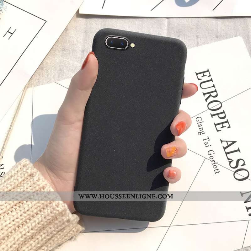 Coque Oppo A5 Délavé En Daim Personnalité Incassable Protection Jaune Tout Compris Pure