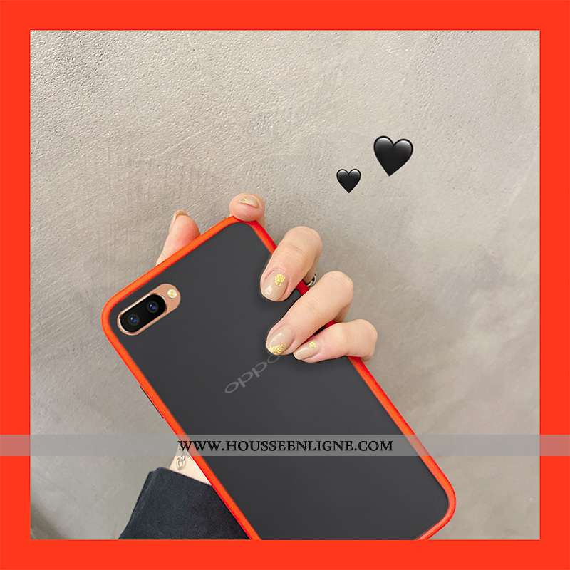 Coque Oppo A5 Fluide Doux Protection Tout Compris Rouge Incassable Étui