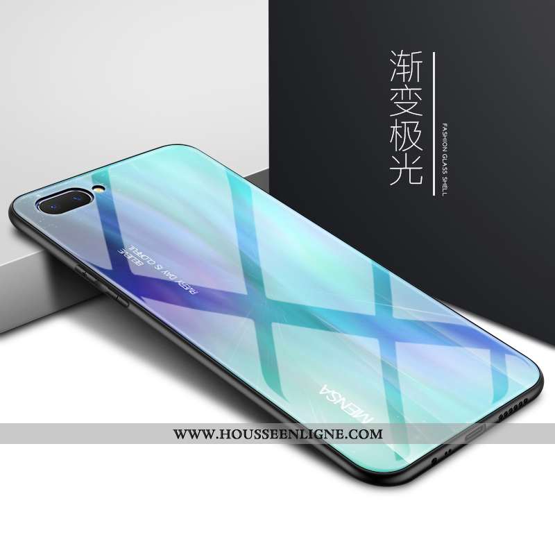 Coque Oppo A5 Personnalité Créatif Protection Nouveau Tendance Couleur Unie Miroir Rouge