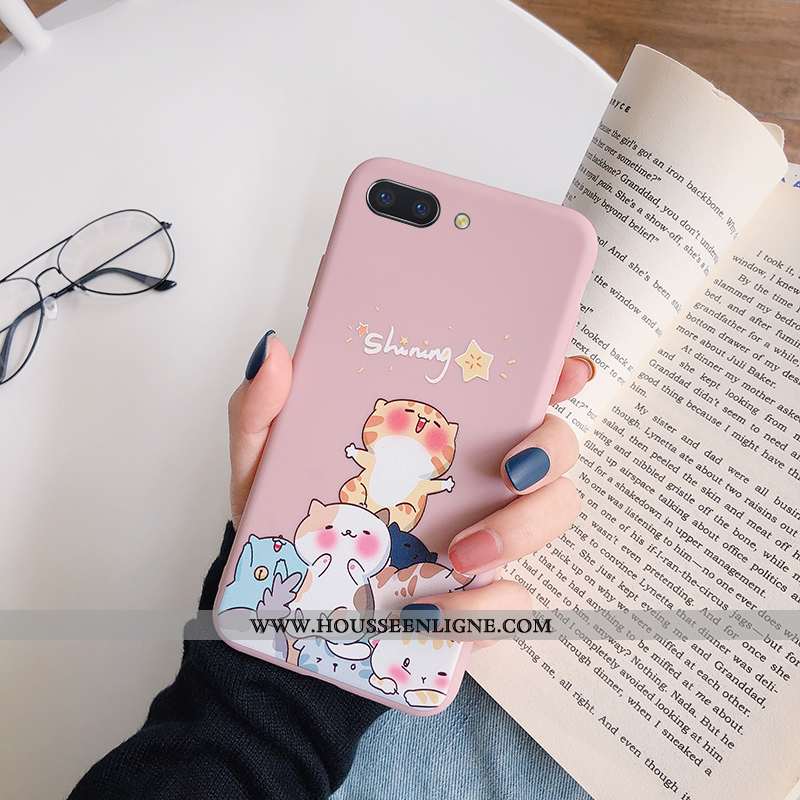 Coque Oppo A5 Personnalité Dessin Animé Vert Silicone Tout Compris Fluide Doux Étui Verte