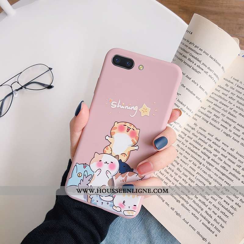 Coque Oppo A5 Personnalité Dessin Animé Vert Silicone Tout Compris Fluide Doux Étui Verte