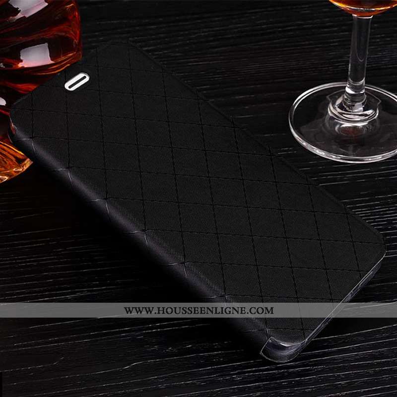Coque Oppo A5 Protection Cuir Étui Téléphone Portable Carte Housse Blanche
