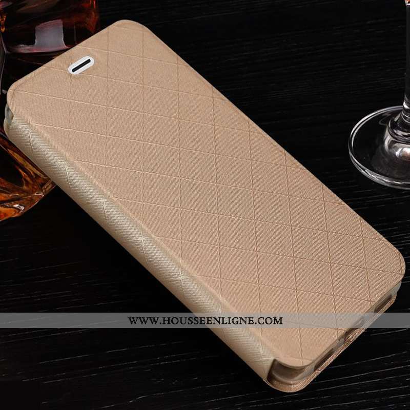 Coque Oppo A5 Protection Cuir Étui Téléphone Portable Carte Housse Blanche