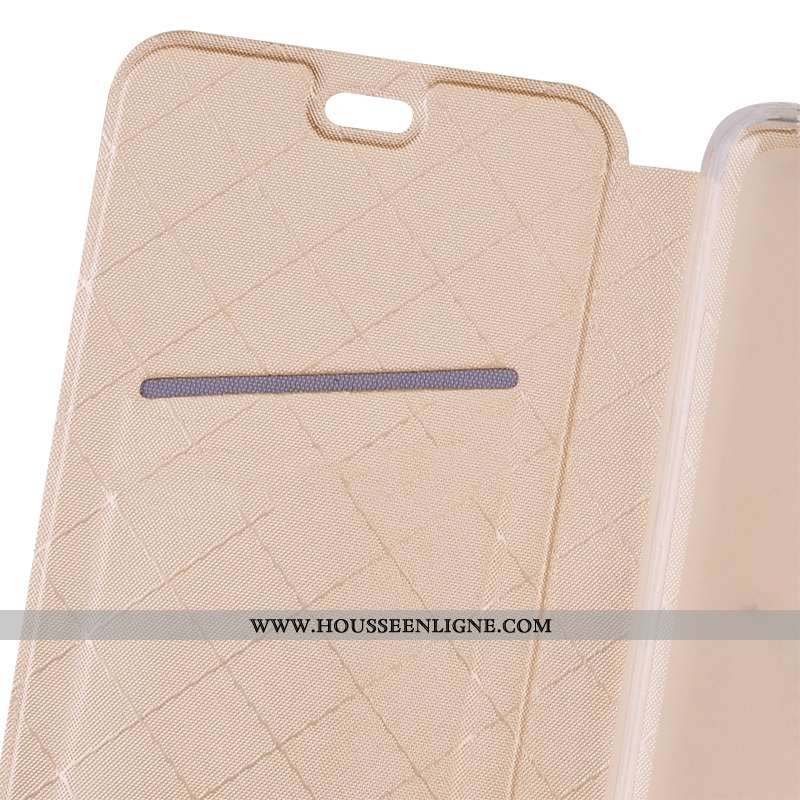 Coque Oppo A5 Protection Cuir Étui Téléphone Portable Carte Housse Blanche