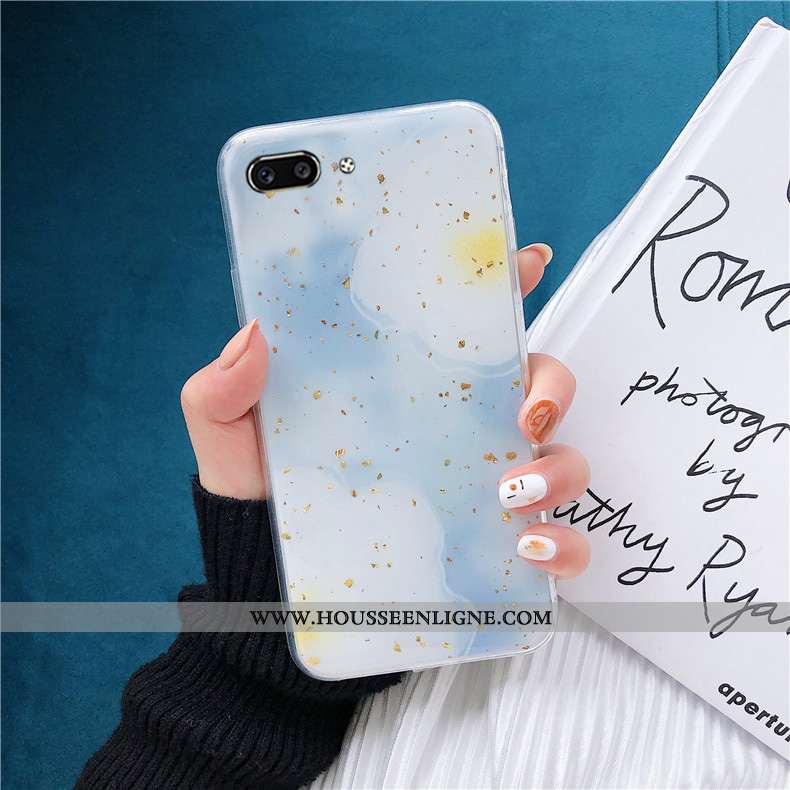 Coque Oppo A5 Protection Fluide Doux Étui Difficile Rose Incassable
